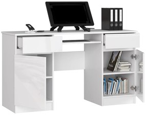 PC stolík Bahadur  (biely lesk). Vlastná spoľahlivá doprava až k Vám domov. 1069651