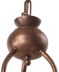Brilagi - LED Luster na reťazi ANTICO 3xE27/60W/230V bronz patina