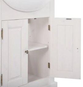 Kúpeľňová skrinka CMD ROMANTIC 862 biela