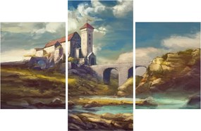 Obraz - Stredoveký hrad (90x60 cm)