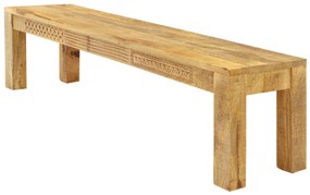 furniture-nabytek.cz - Drevená lavica do predsiene z masívu mango 140x40