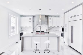 Otočná barová židle Lomo bílá