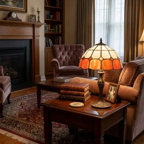 BRILAGI - Tiffany vitrážová stolná lampa SIENNA 1xE27/60W/230V