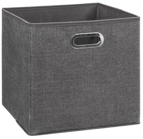 Úložný box Simple, 31x31x31 cm, sivá