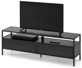 TV stolík/skrinka Subsidios (čierna). Akcia -15%. Vlastná spoľahlivá doprava až k Vám domov. 1137069