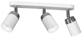 Luminex Bodové svietidlo RENO 3xGU10/8W/230V biela/chróm LU5138