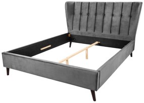 Posteľ Zeno roky 160x200cm tmavosivá