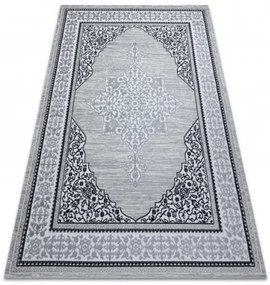Koberec GLOSS 8490 52 Ornament - slonia kosť, sivý