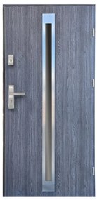Dvere vchodové Grenada 01 90P antracit