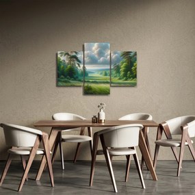 Obraz - Zelená krajina (90x60 cm)