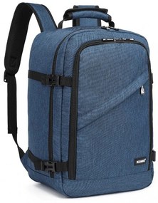 Konofactory Modrý odolný batoh do lietadla "Transporter" - M (35l)