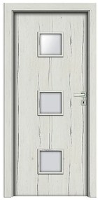 Dvere vnútorné Salerno 4 70L dub snežný