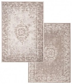 Obojstranný koberec DuoRug 5577 krémový