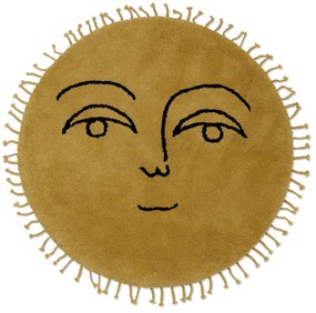 Všívaný koberček Sun, veľký – žltý
