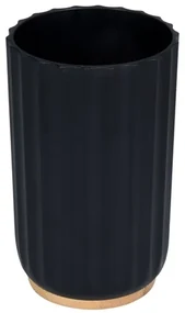 Erga Preto, pohár na zubné kefky na postavenie, čierna, ERG-08295