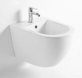 Erga Lily, závesný bidet 490x360x320 mm, biela lesklá, ERG-V03-LILY-BD-WH