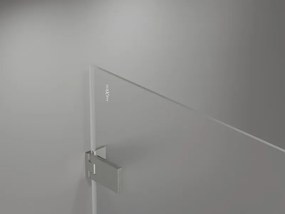 Mexen Lunar-F Duo, skladací sprchový kút 80 x 80 cm, 8mm číre sklo, oceľový profil, 836-080L-080P-97-00