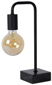 Lucide 45565/01/30 - Stolná lampa LORIN 1xE27/40W/230V čierna