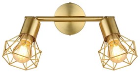 Globo 54802GB-2 - Bodové svietidlo XARA I 2xE14/40W/230V zlatá