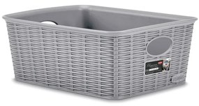 STEFANPLAST Úložný kôš Elegance M High, sivý