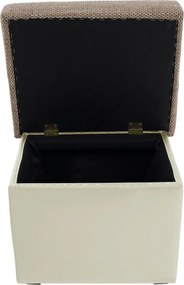 Taburetka T2 - cappuccino / béžová