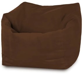 Sedací vak AMALFI plyš hnedý