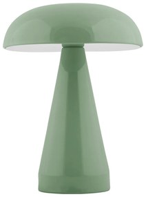 Zelená LED stmievateľná stolová lampa s kovovým tienidlom (výška 20,5 cm) Rachel – Leitmotiv