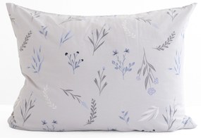 Bavlnená obliečka na vankúš Renforcé 70 × 90 cm – Chloe sivá