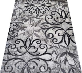DY Sivý moderný koberec s ornamentami Panamero 21 Rozmer: 160x220 cm