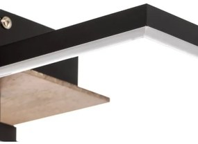 Briloner 3210-014 - LED Stmievateľné stropné svietidlo FRAME 2xLED/11W/230V hnedá