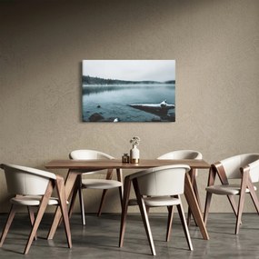 Obraz - ľadové severské jazero (90x60 cm)