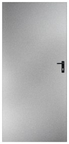 Plechové dvere 90, ľavé, pozinkované