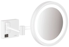 Hansgrohe AddStoris, kozmetické zrkadlo s LED osvetlením, biela matná, HAN-41790700