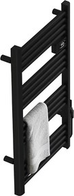 BPS-koupelny Elektrický kúpeľňový radiátor LOA BL 500W 54x96 cm, čierny