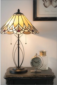 Stolná lampa Tiffany Peaceful - 40*60 cm 2x E27/60W