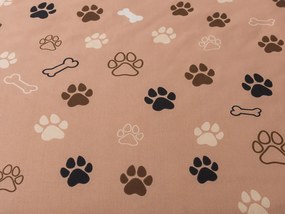 XPOSE® Bavlnené Renforcé obliečky LABKY - béžové