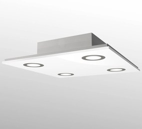 Štvorcové stropné LED svietidlo Pano, biele
