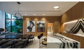 APLED - LED Podhľadové RONDO WOODLINE LED/18W/230V 3000K pr. 26 cm dub masív