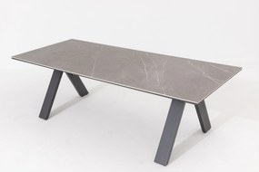 Doppler NOVA - záhradný hliníkový stôl 240 x 100 x 73,5 cm - 2. akosť (N588)