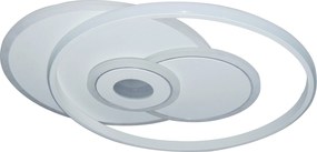 XXXLutz STROPNÉ LED SVIETIDLO, 50,3/42,5/6 cm Novel - Interiérové svietidlá - 003783001202