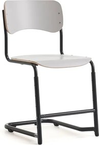 Študentská stolička ELEVATE, nastaviteľná výška: 460-520 mm, antracit/šedá