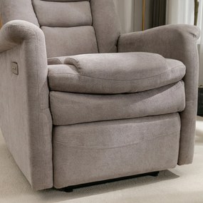 Kreslo s elektrickým ovládaním + USB konektorom, HARMO GREY