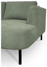 Zelená rohová pohovka (ľavý roh/do "U") Hero – Scandic