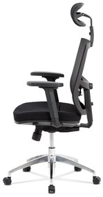 BONTEC Kancelárska stolička, synchrónny mechanizmus, čierna sieťovina, KA-B1083 BK Farba: Čierna