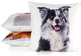DETSKÁ DEKORAČNÁ OBLIEČKA NA VANKÚŠ ANIMAL77 45X45 CM VZOROVANÁ