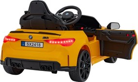 Elektrické autíčko BMW M4 žlté