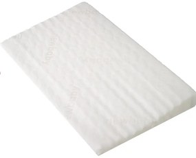 Sensillo Dojčenský vankúš do postieľky - klin  biely 59x37 cm