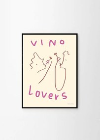 Plagát 50x70 cm Vino Lovers – Ruby Hughes – The Poster Club