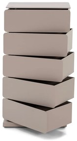 Sivo-béžová kovová komoda 37x72,5 cm Joey – Spinder Design