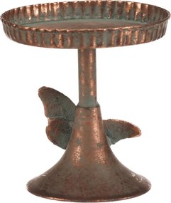 Kovový svietnik 14 cm medený FUP563-S